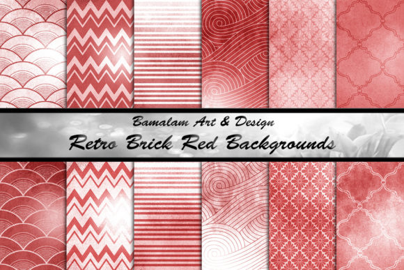 Download Brick Red Retro Sublimation Patterns - Sublimation patterns Collection