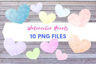 Download Pretty Pastel Watercolor Hearts - Premium Resources