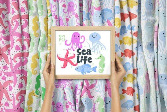 Download Sea Life Nautical Patterns for Children - Children Collection