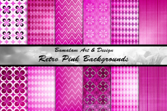 Download Bright Pink Retro Sublimation Patterns - Sublimation patterns Collection