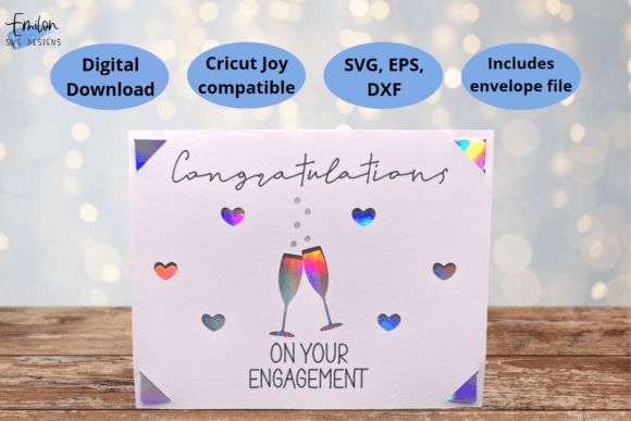 Download Congratulations Engagement Card Svg - Congratulations Collection