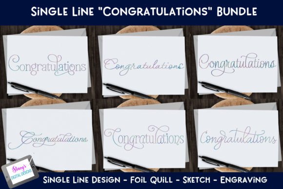 Download Single Line Congratulations Bundle - Congratulations Collection