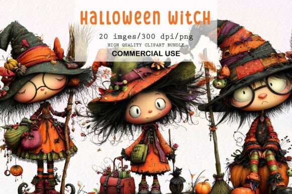 Download Quirky Halloween Witch Clipart - Witch clipart Collection